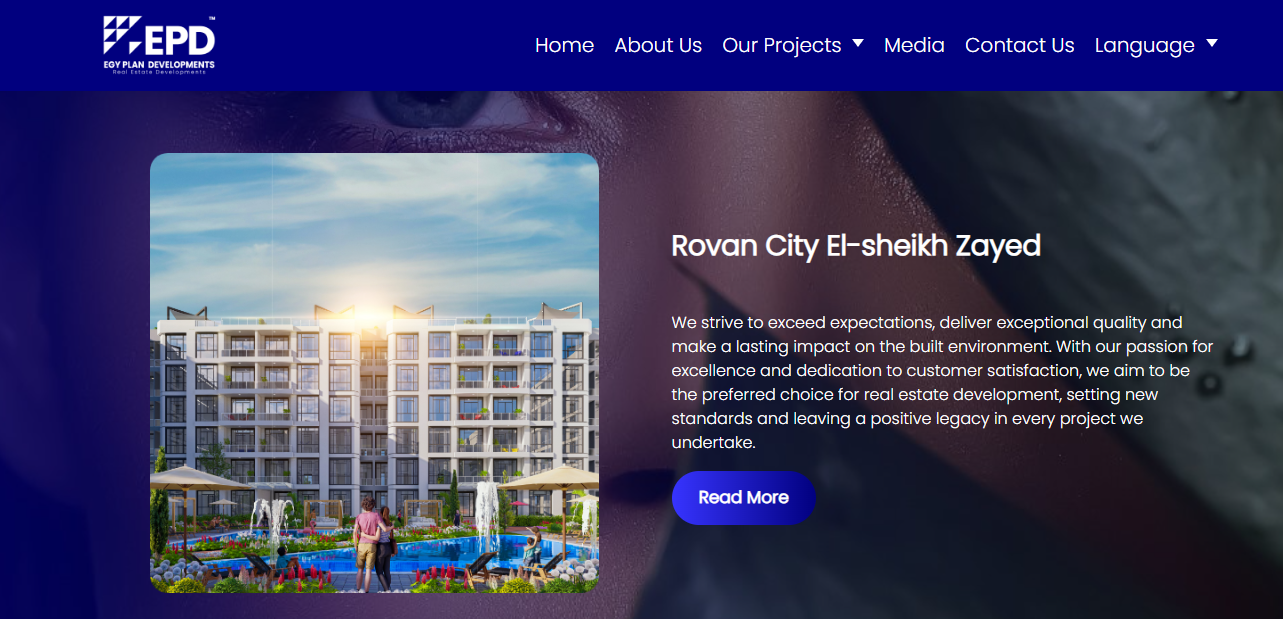 Website Design & Development for EPD Developments