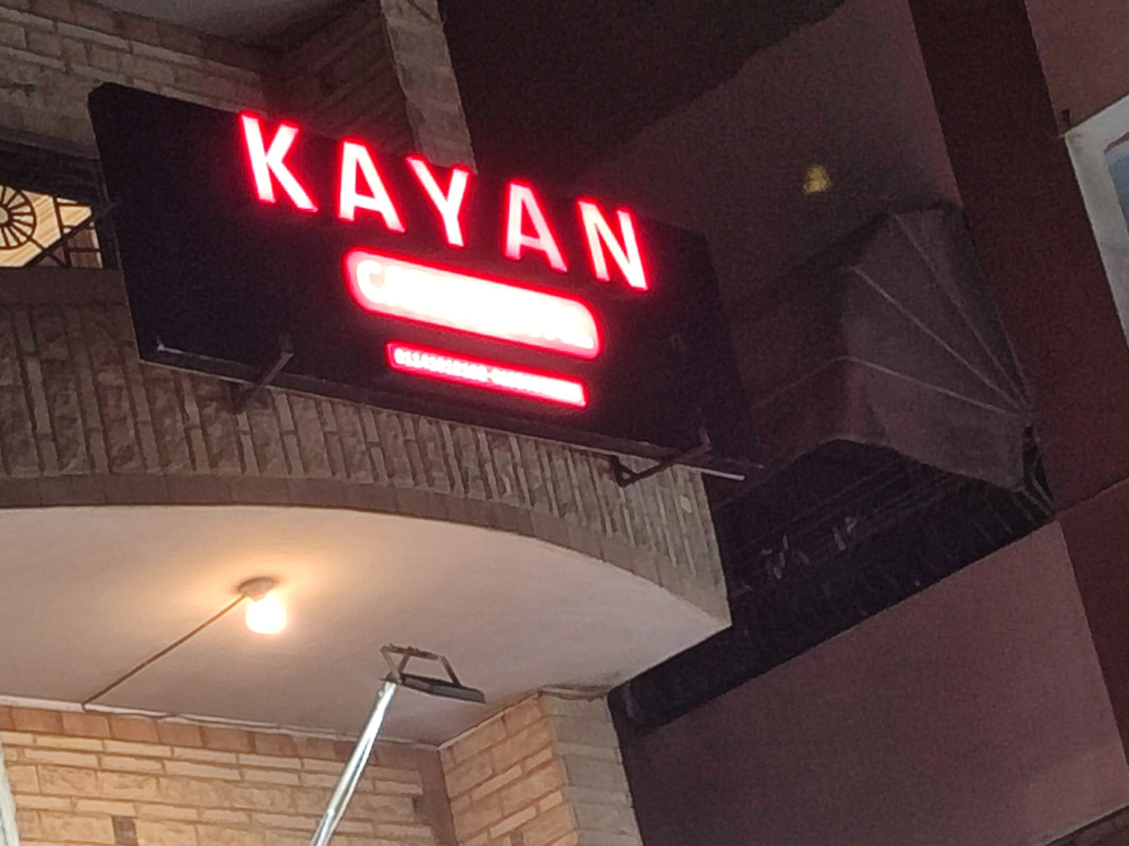 Illuminated Outdoor Signage for Kayan
